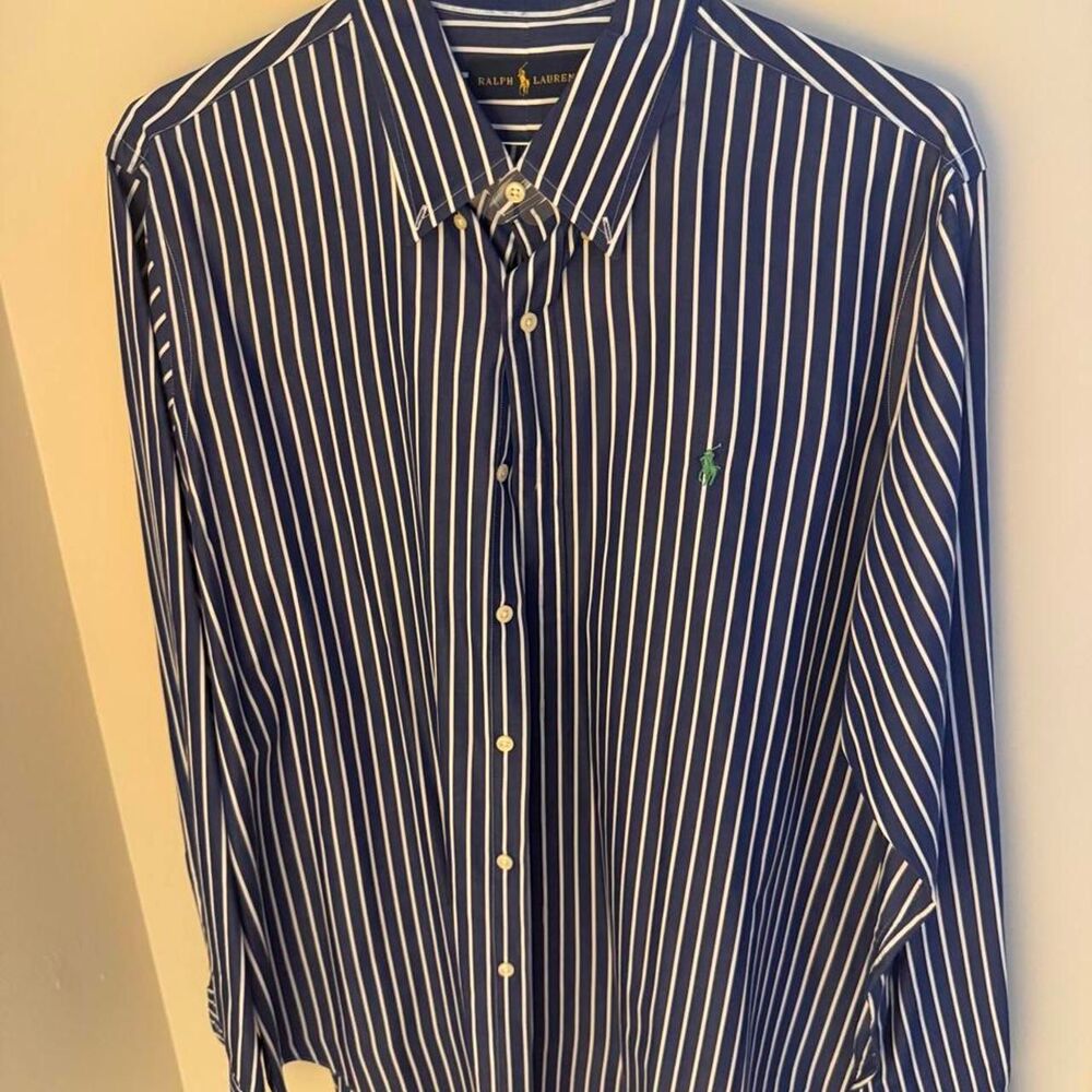 Ralph-lauren Men's Blue and Navy Shirt